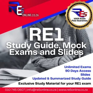 RE1 Study Material &ndash; Study Guide, Mock Exams and Slides