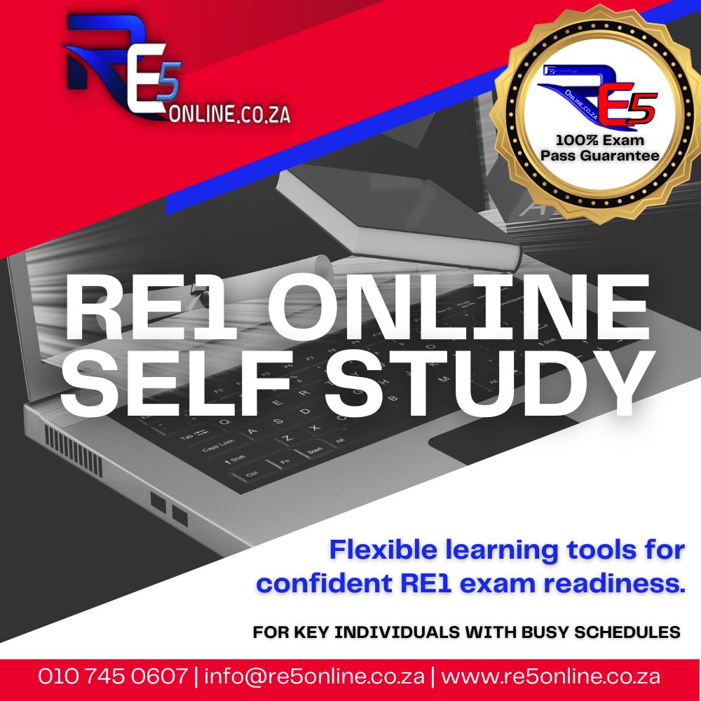 RE1 Online Self Study Package - 2024 Updated Guide & Mock Exams