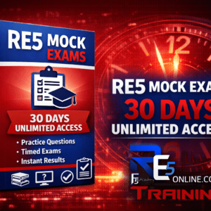 RE5 Online - RE5 mock exams offer unlimited access - 30 Days