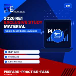 2026 RE1 Exclusive Study Material Package | Guide, Mock Exams & Slides