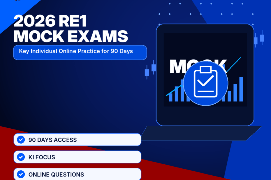 2026 re1 mock exams | key individual online practice for 90 days