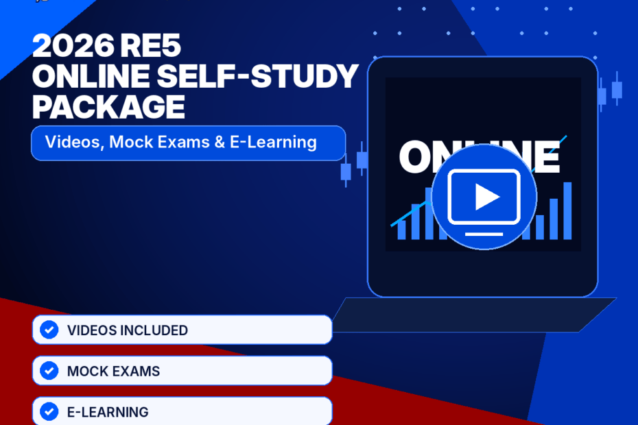 2026 re5 online self-study package | videos, mock exams & e-learning