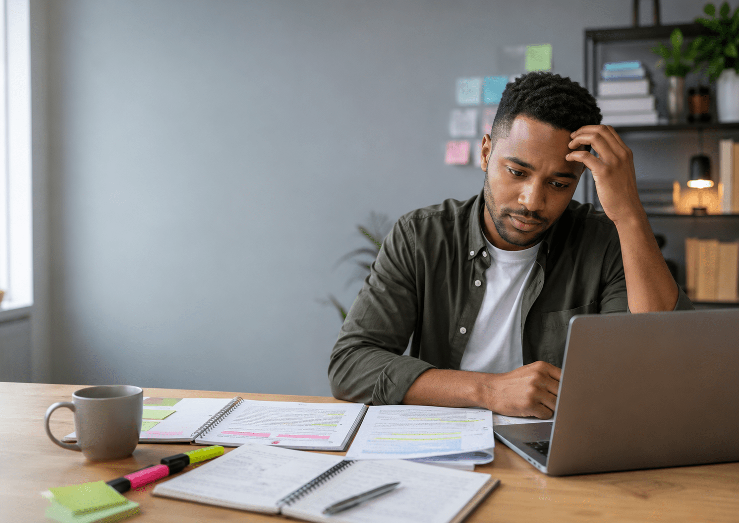Student who failed the re5 exam getting guidance before rewriting