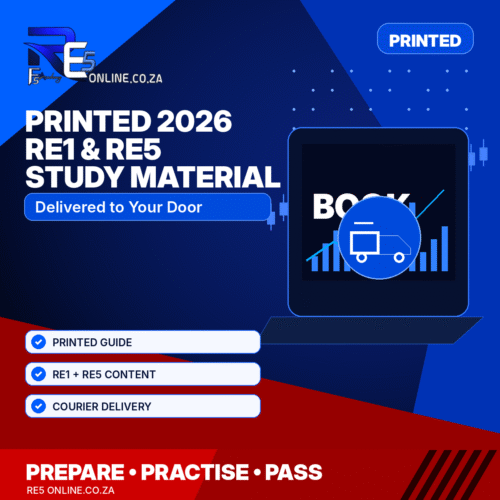 Printed 2026 re1 & re5 study material | delivered to your door