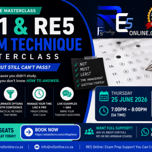 Re1 & re5 exam technique masterclass | 25 june 2026 | live online