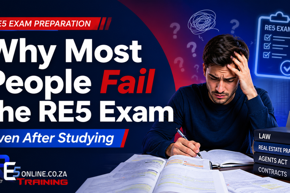 Why most people fail the re5 exam even after studying
